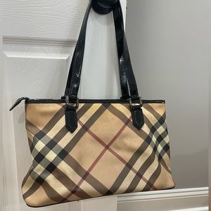 Burberry Nova Check Medium Tote